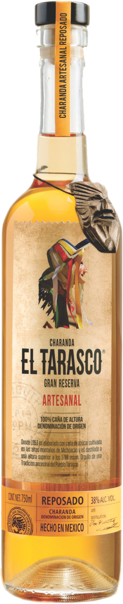 Charanda Casa Tarasco Gran Reserva Reposado 750 ml