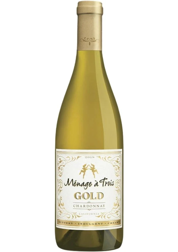 Vino Blanco Ménage à Trois Gold Chardonnay 750ML