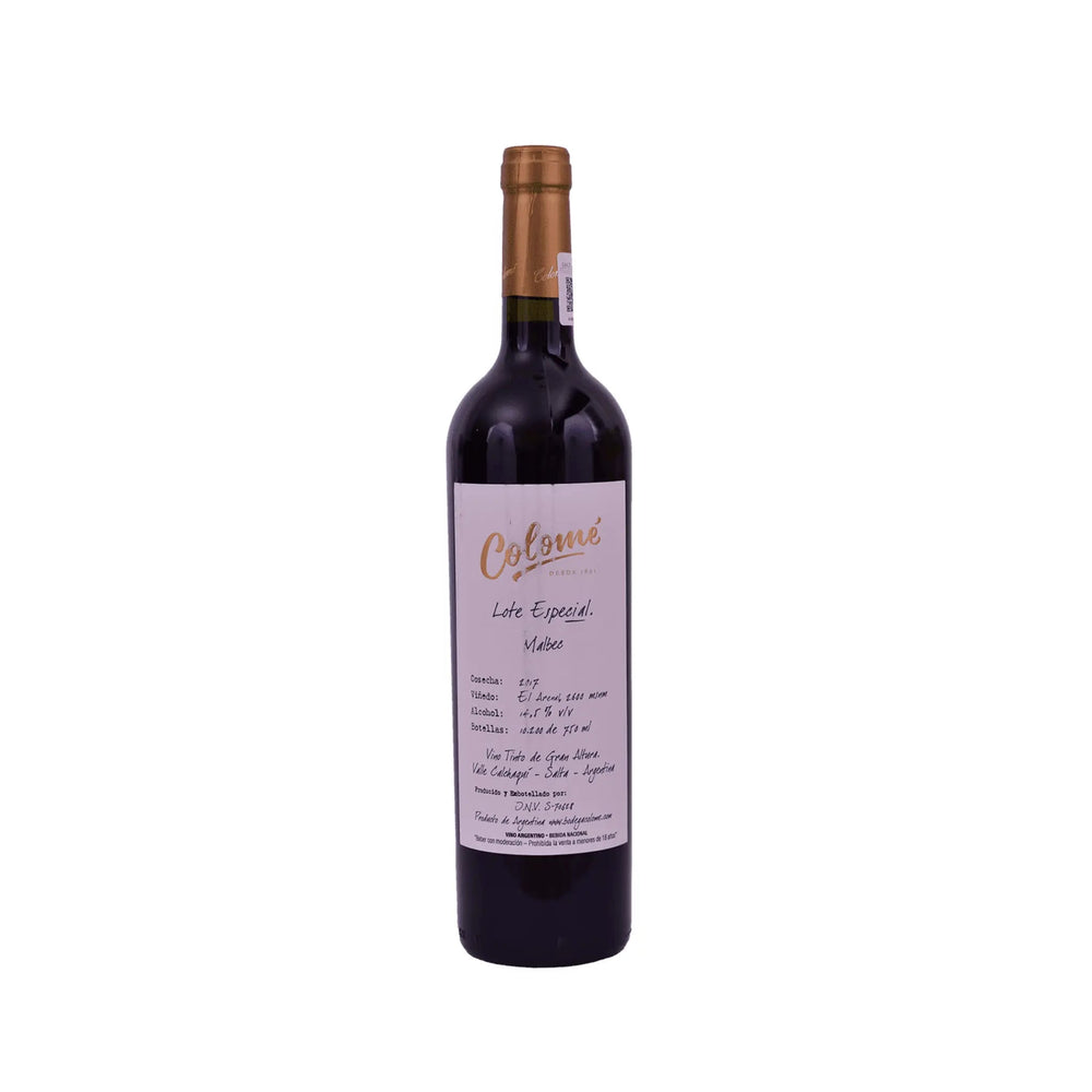 Colome Lote Especial Malbec El Arenal Colome