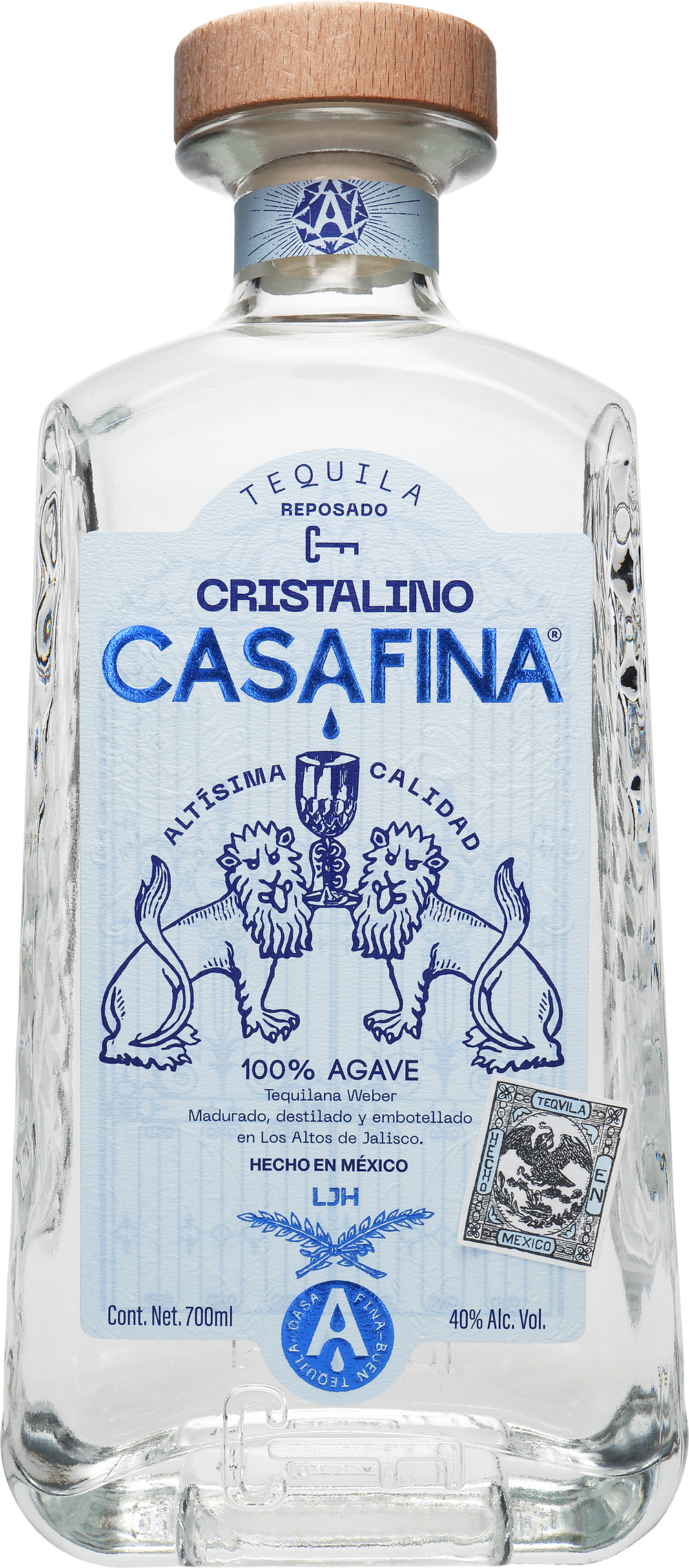 Tequila Casafina Reposado Cristalino 700 ml