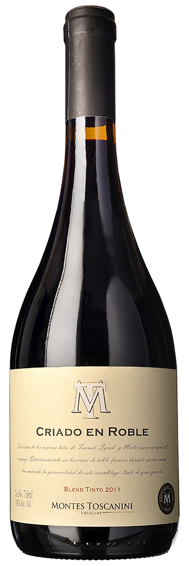 Vino Tinto Montes Toscanini Criado en Roble Blend 750 ml
