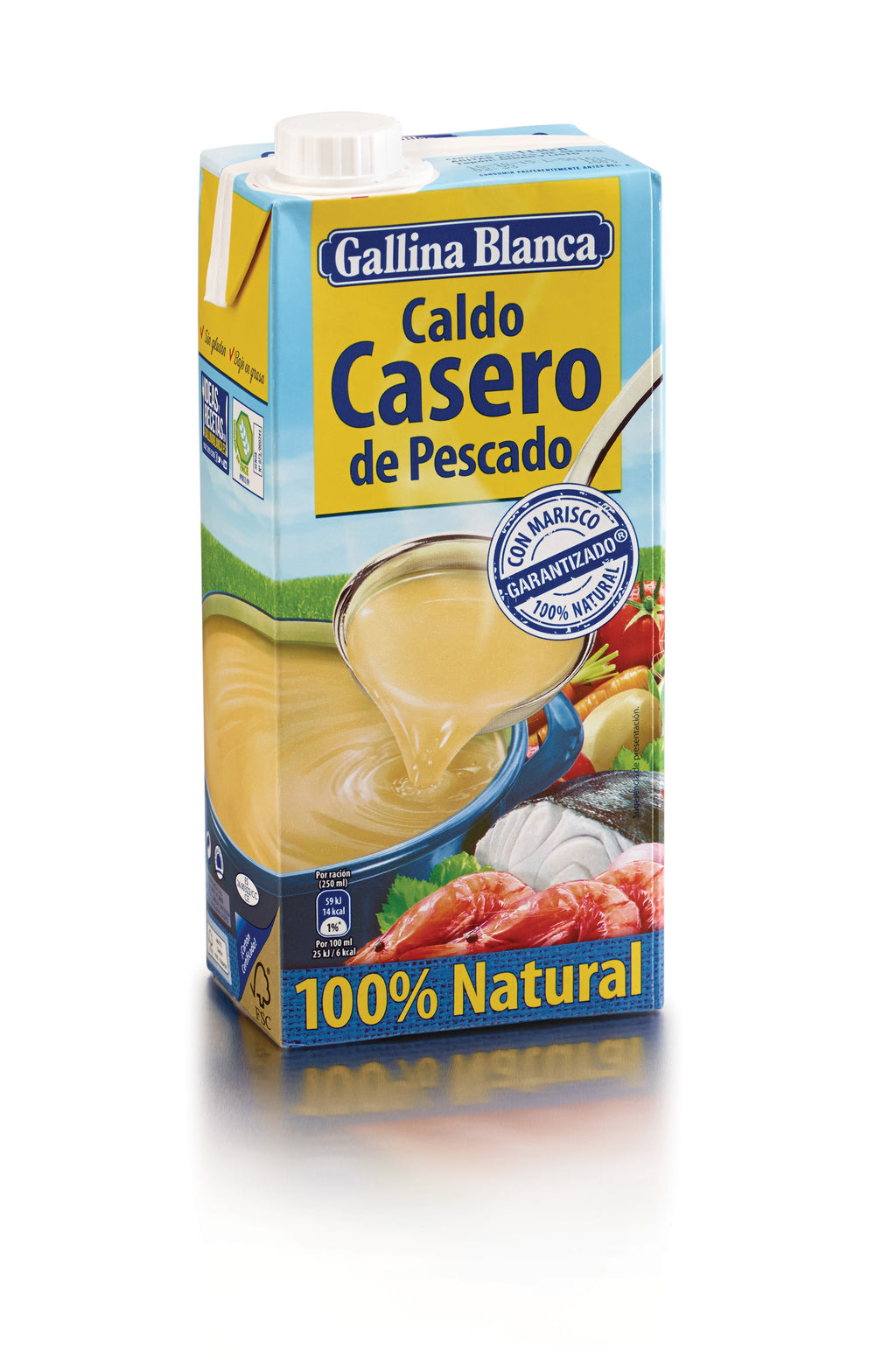 Gallina Blanca Caldo de Pescado 1 lt