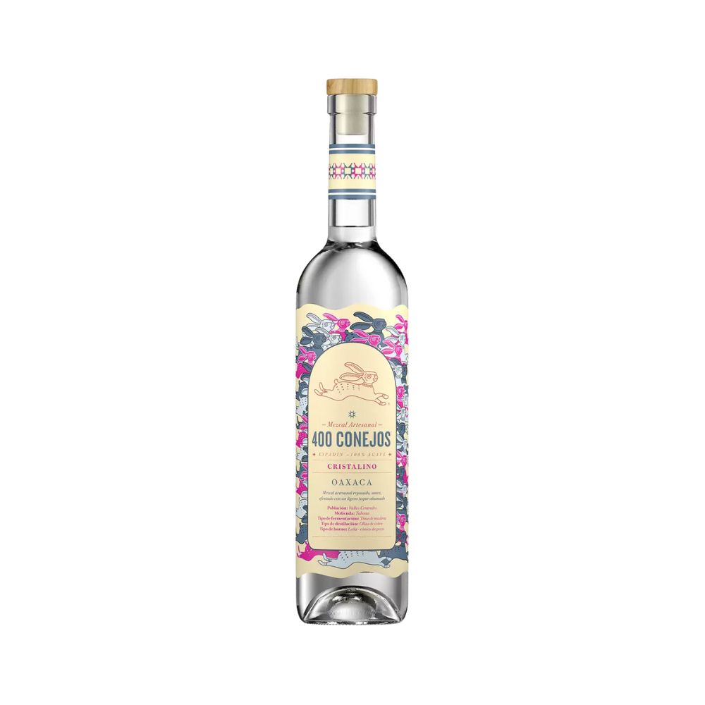 Mezcal 400 Conejos Cristalino 700 ml