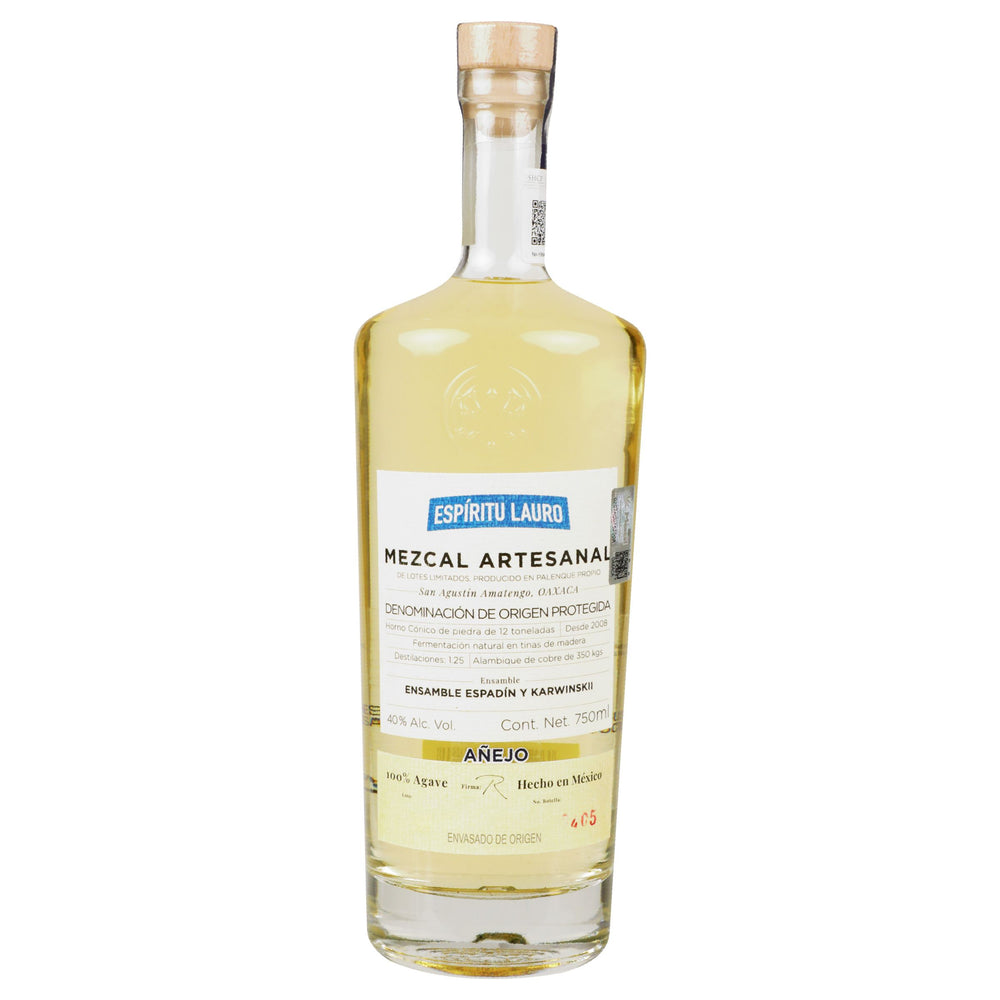 Mezcal Espiritu Lauro Añejo 750 ml