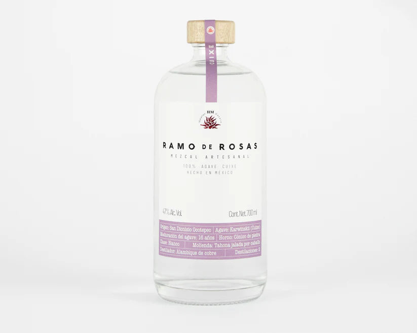 Mezcal Ramo de Rosas Cuixe 16 años 700 ml