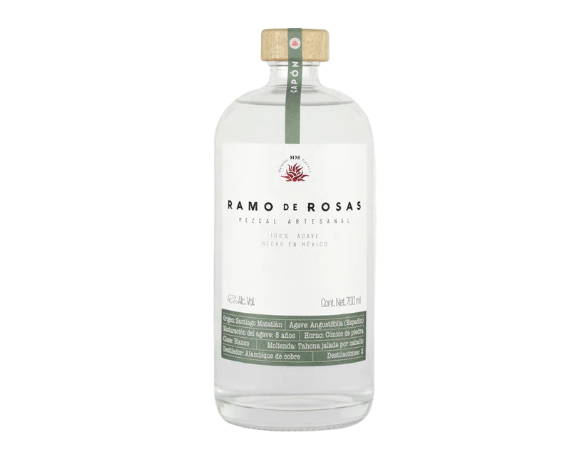 Mezcal Ramo de Rosas Espadin Capón 9 años 700 ml