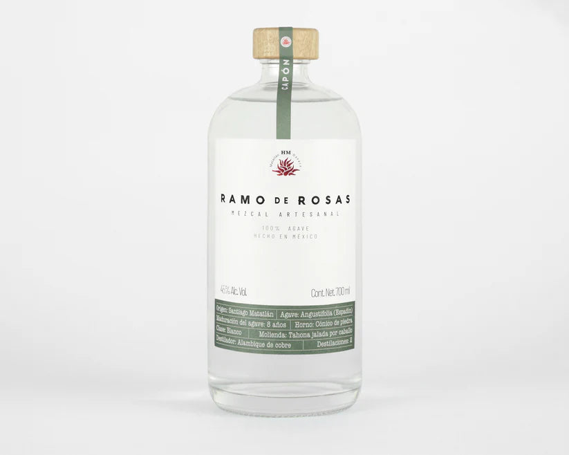 Mezcal Ramo de Rosas Espadin Capón 9 años 700 ml
