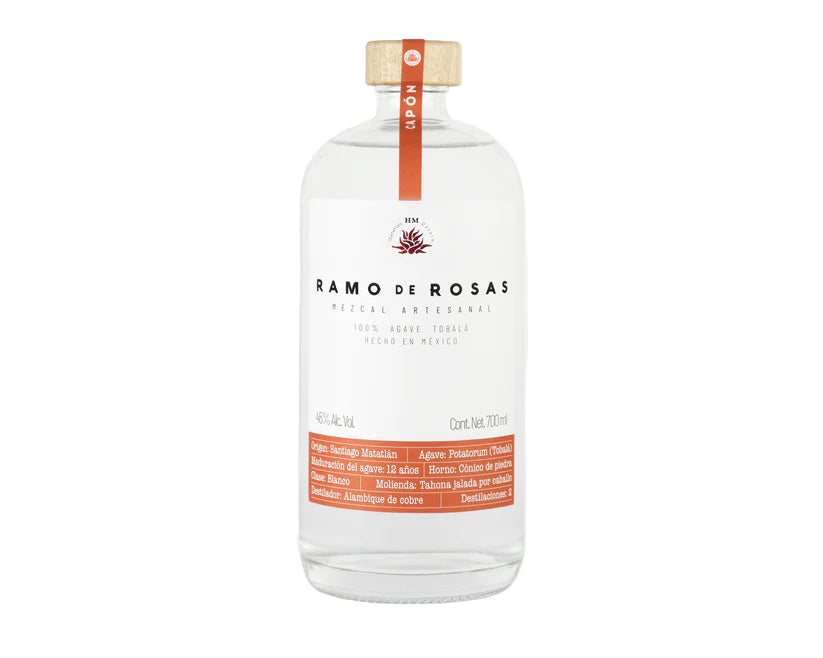 Mezcal Ramo de Rosas Tobala Capon 12 años 700 ml