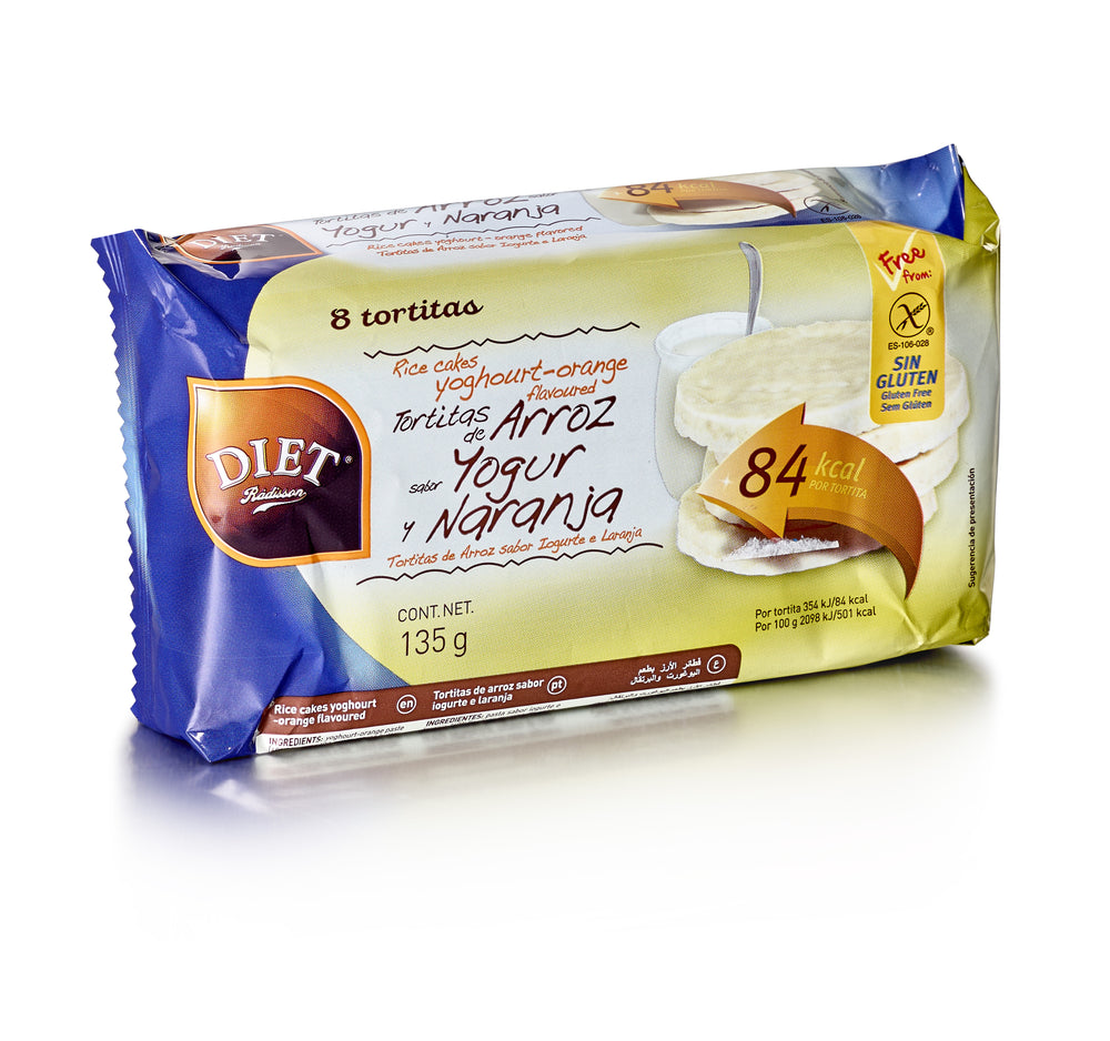 Diet Radisson Tortitas de Arroz con Yoghourt y Naranja 100 g