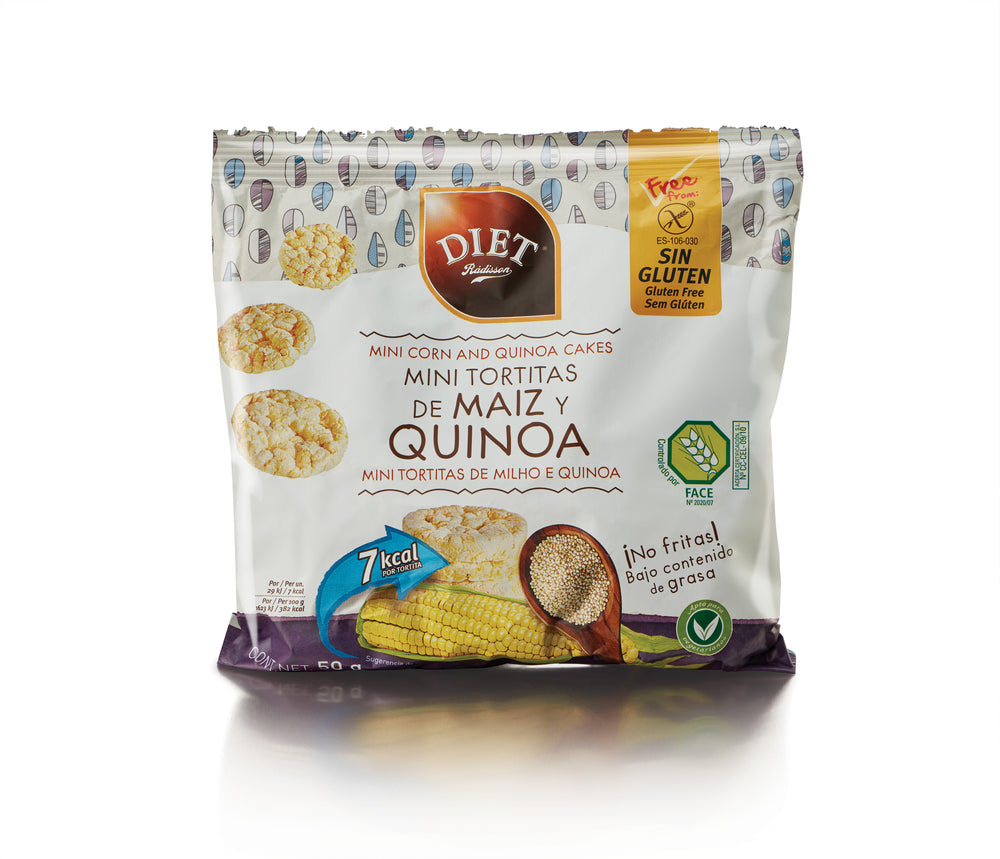 Diet Radisson Mini Tortitas de Maíz y Quinoa 50 g