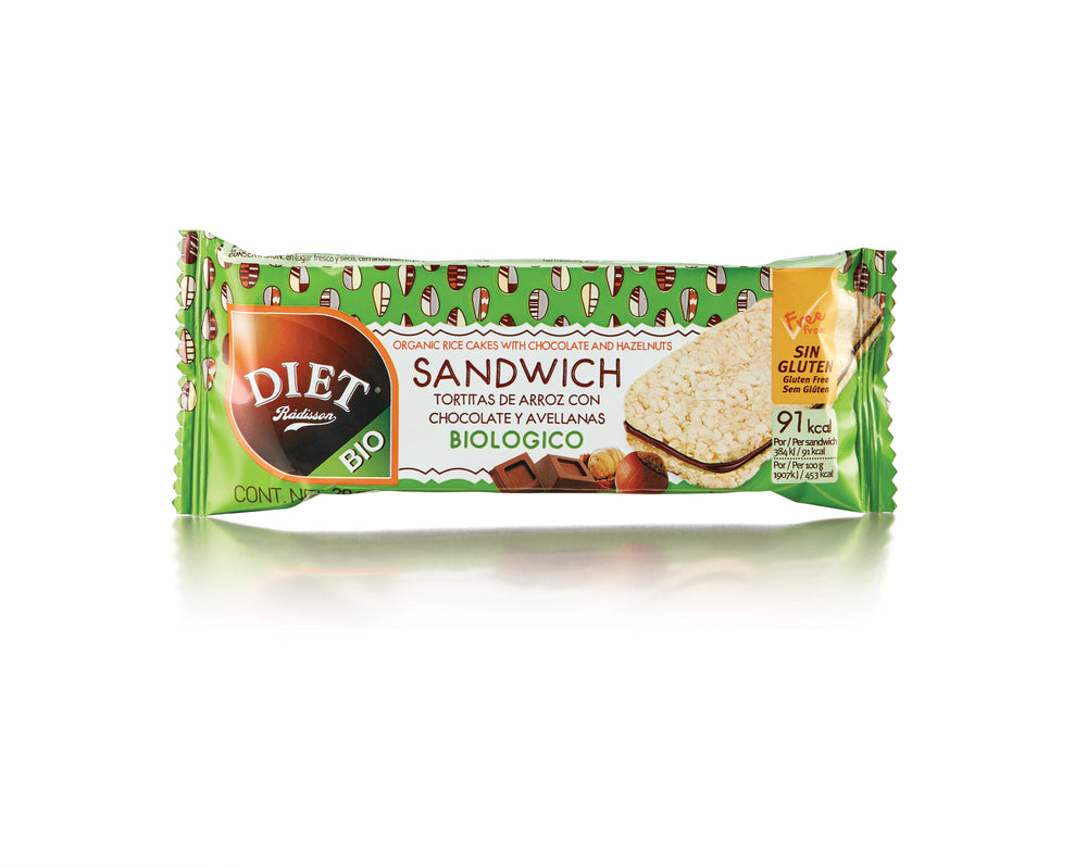 Diet Radisson Sandwich de Arroz con Chocolate y Avellana 20 g