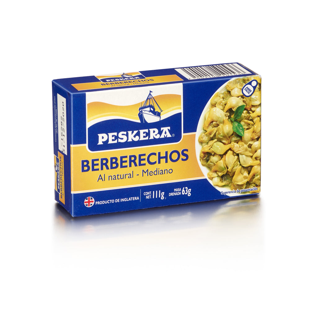 Peskera Berberechos al Natural Mediano 111 g