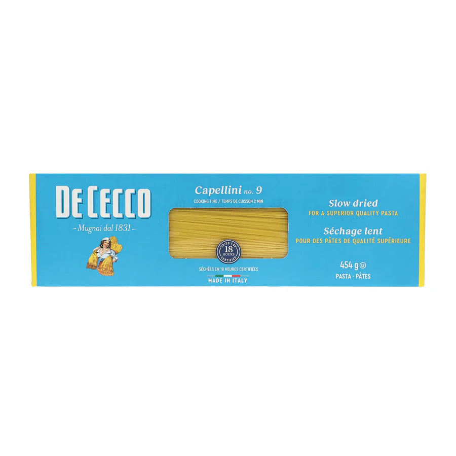 Pasta De Cecco Capellini De Sémola de 454 gr