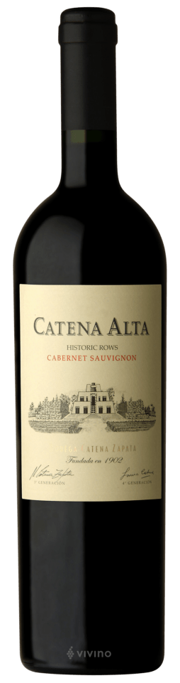 Vino Tinto Catena Alta Cabernet Sauvignon 750 ml