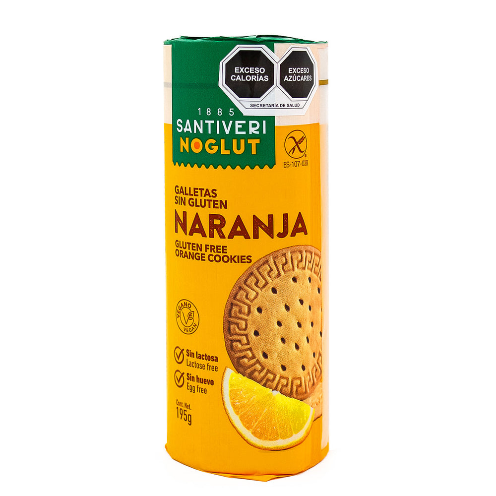 Santiveri Galleta Noglut Naranja 195 g