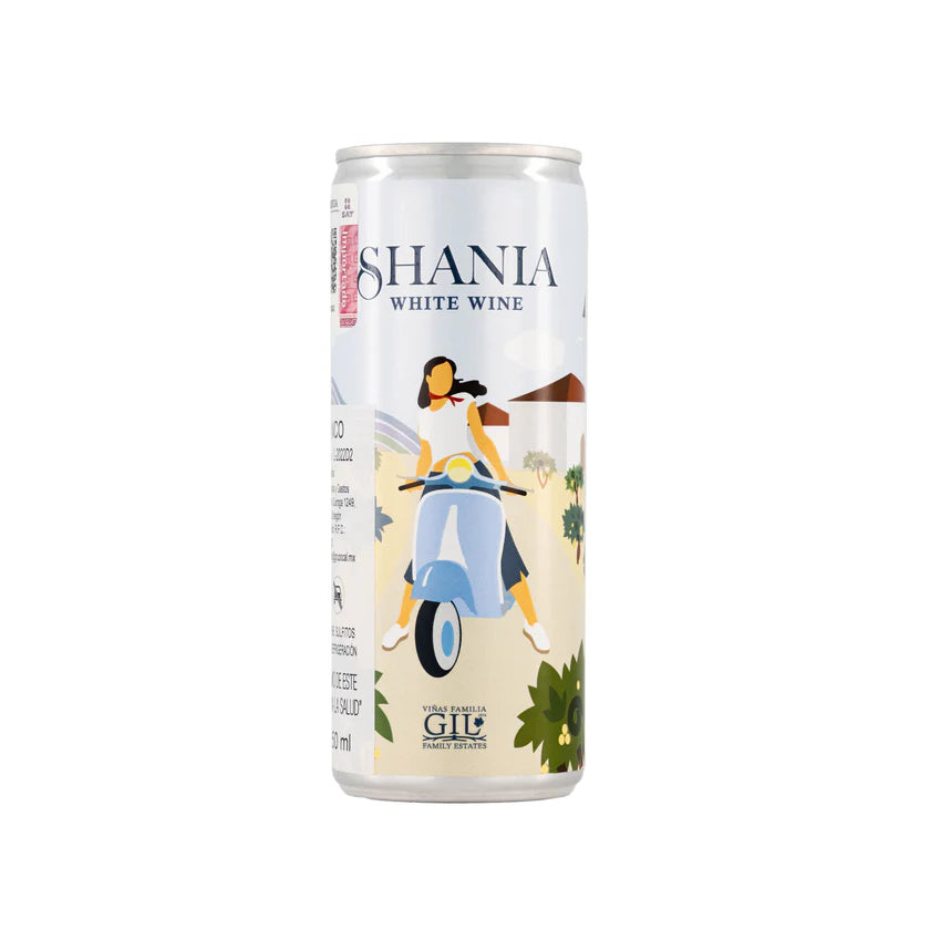 Vino Blanco Lata Shania Sauvignon Blanc 250 ml
