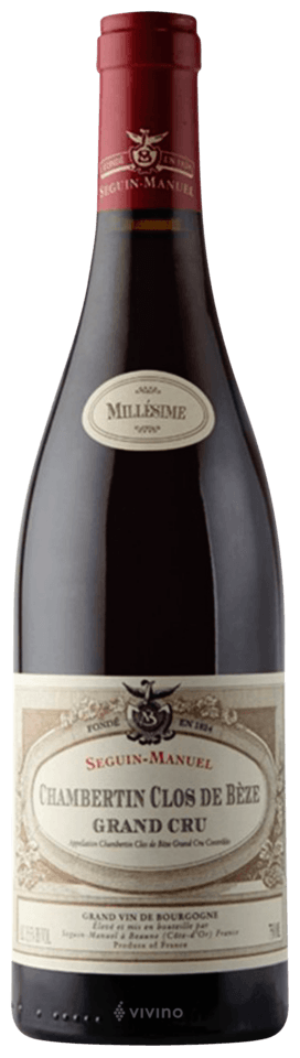 Vino Tinto Seguin Manuel Chambertin Clos 750ml