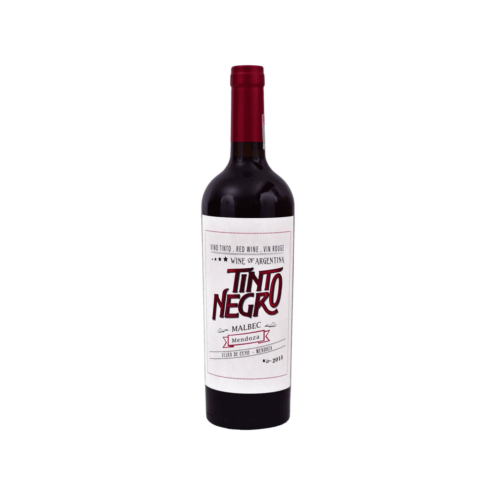 Vino Tinto Negro Mendoza Malbec 750 ml