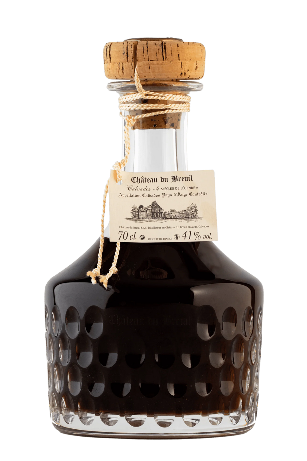 Calvados Château du Breuil Carafe 4 siécles de Legende 700 ml