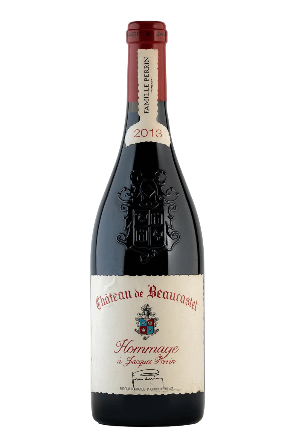 Vino Tinto Château de Beaucastel Châteauneuf du Pape Hommage à Jacques Perrin 750 ml