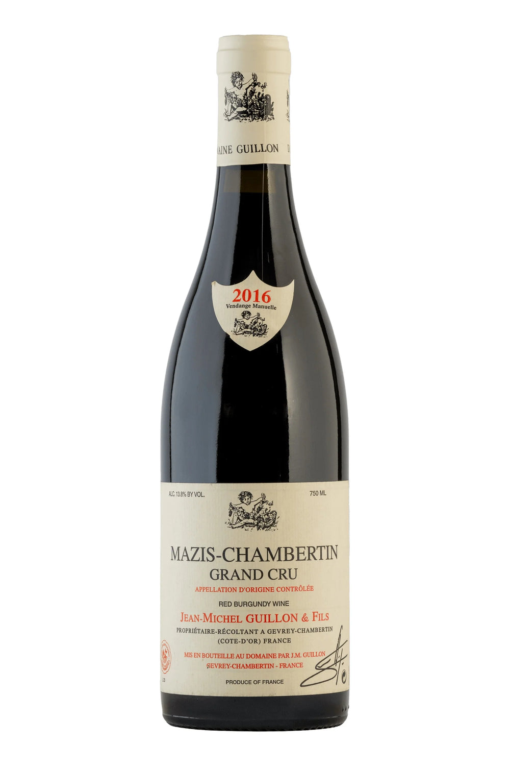 Vino Tinto Jean Michel Guillon Mazis Chambertin Grand Cru 750 ml
