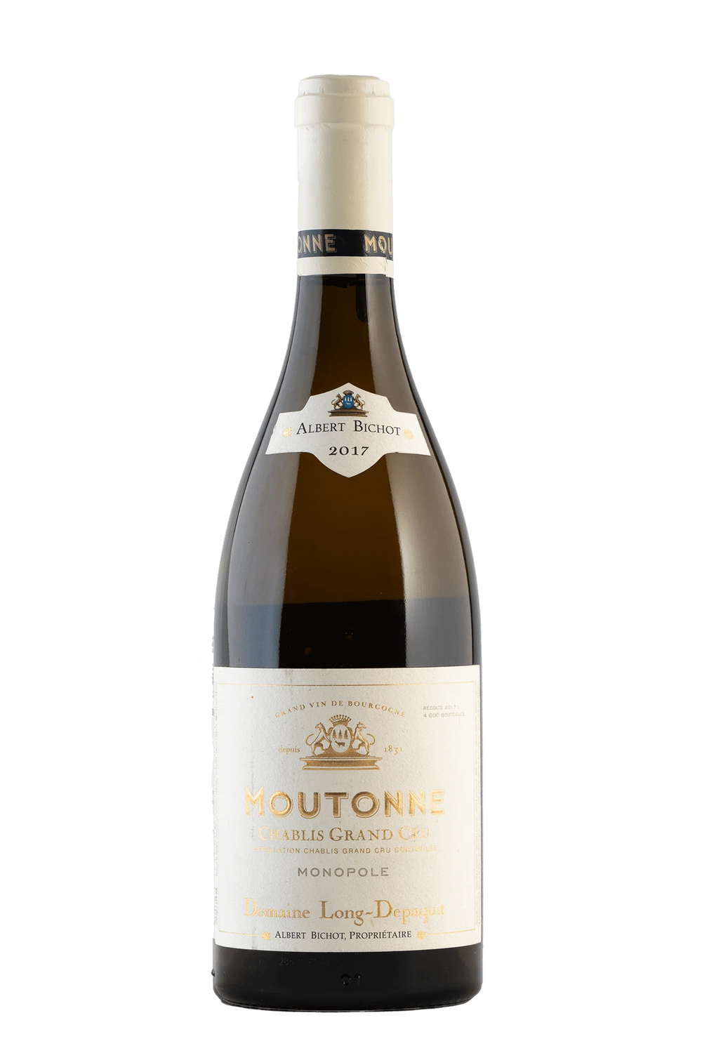 Vino Blanco Domaine Long Depaquit Chablis Moutonne Grand Cru Monopole 750 ml