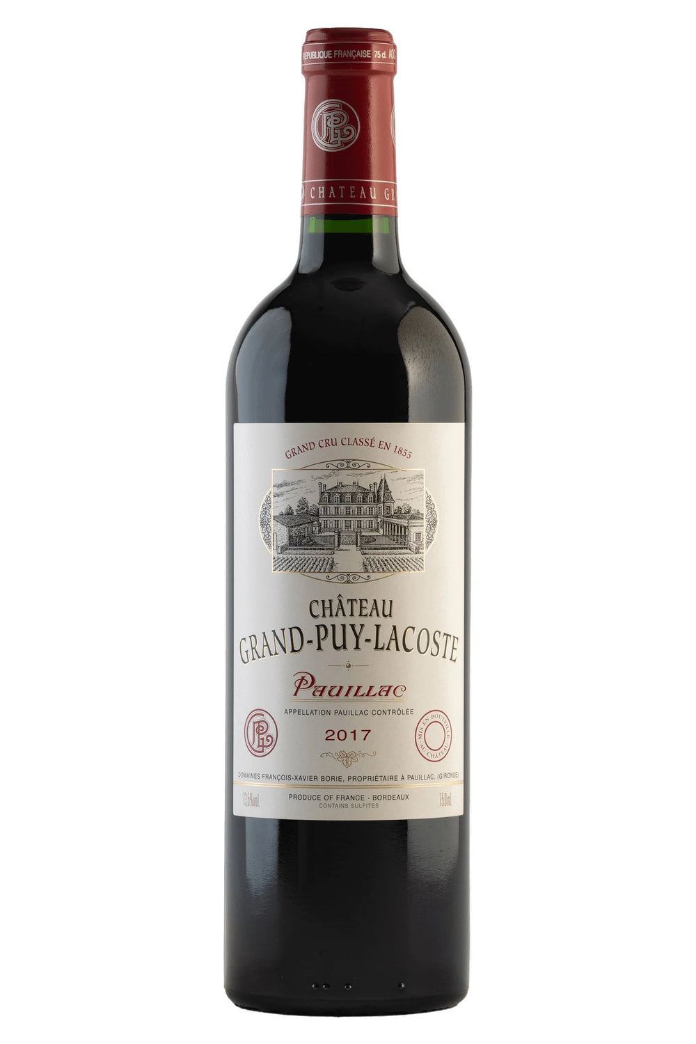 Vino Tinto Château Grand Puy Lacoste 5ème Cru Classé 750 ml
