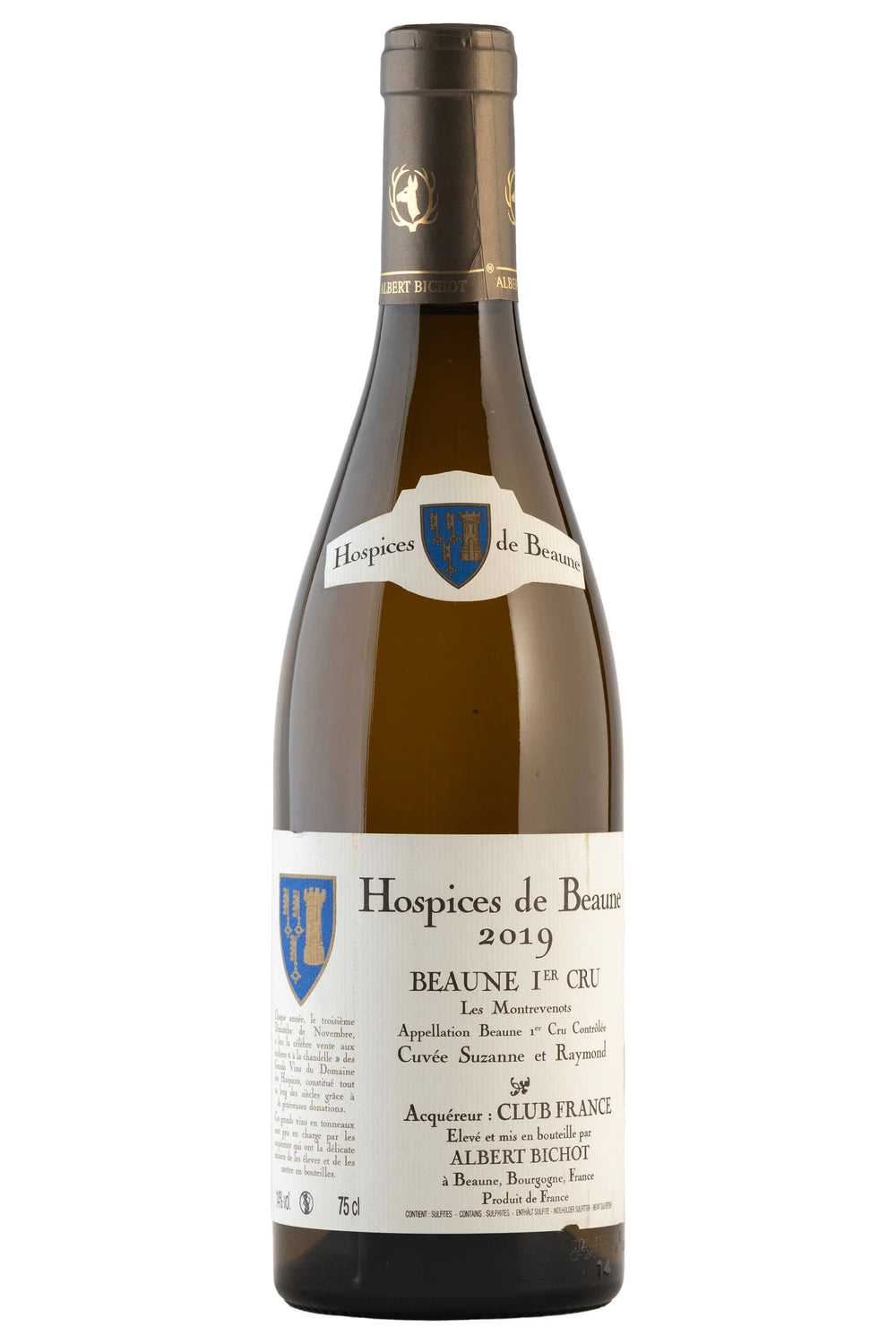 Vino Blanco Beaune Les Montrevenots Cuvée Suzane et Raymond 1er Cru 750 ml