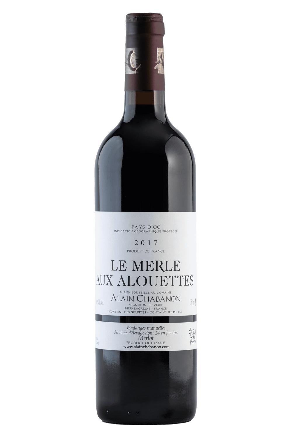 Vino Tinto Alain Chabanon Le Merle aux Alouettes 750 ml