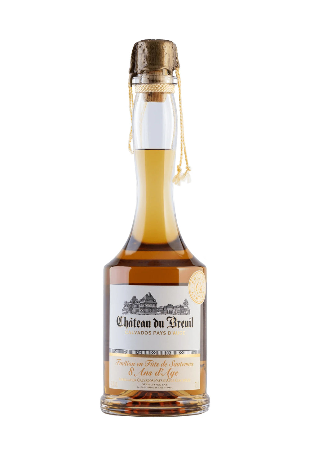 Calvados Château Du Breuil Finition en Fûts de Sauternes 8 ans 700 ml