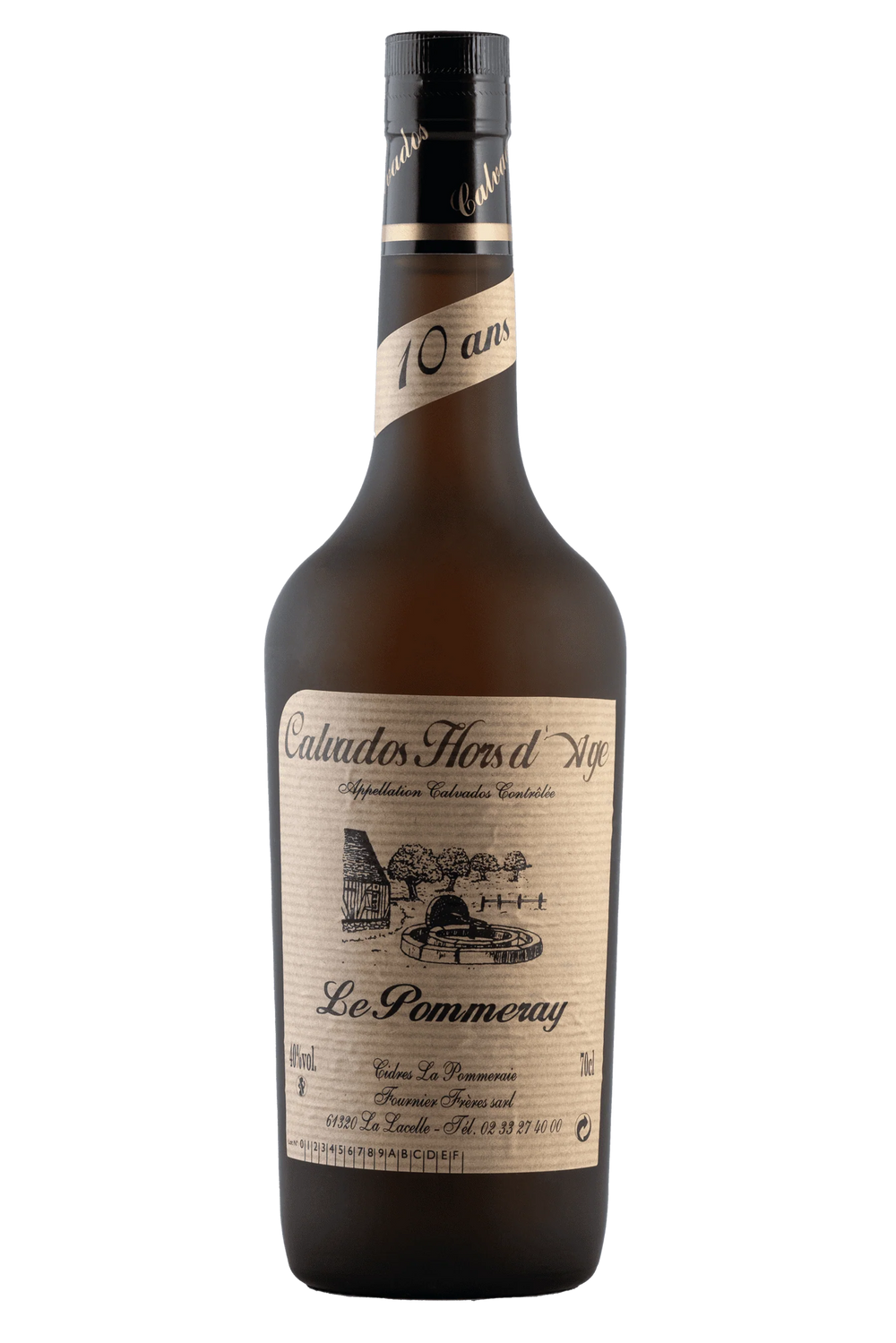 Calvados Cidre Fournier Hors d'Age 10 ans Le Pommeray 700 ml