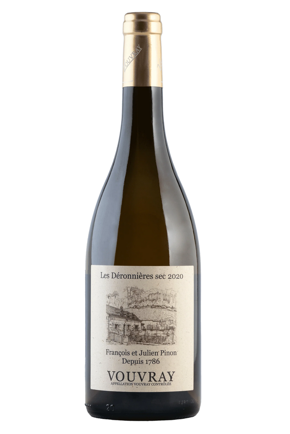 Vino Blanco François et Julien Pinon Vouvray Sec Les Déronnières 750 ml