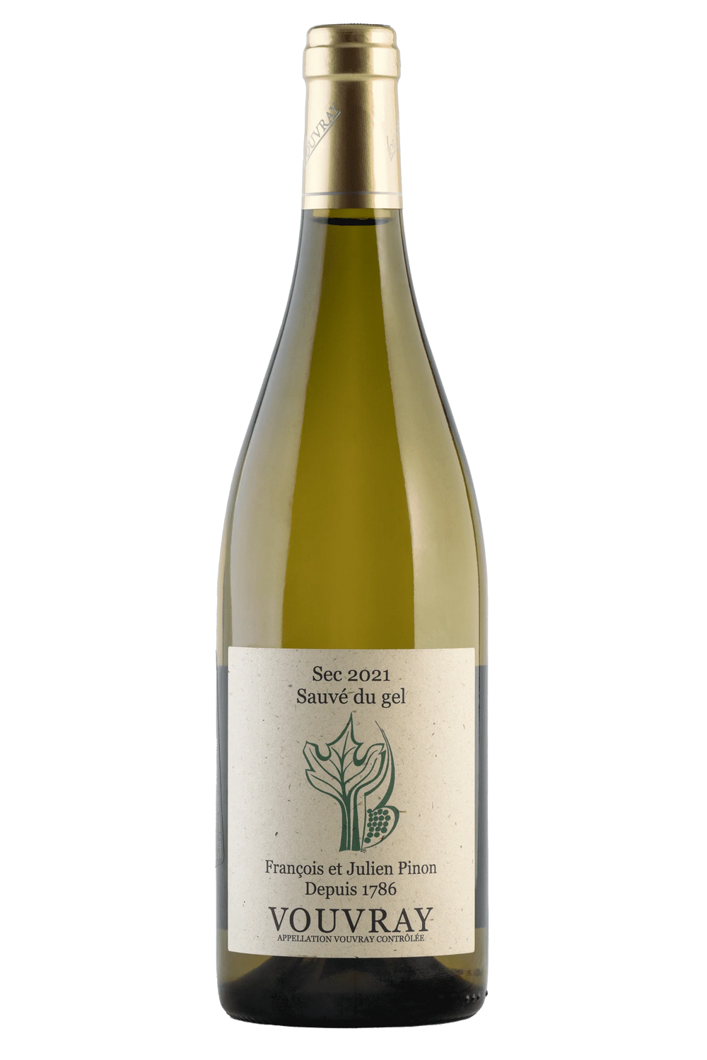 Vino Blanco François et Julien Pinon Vouvray Sec 750 ml