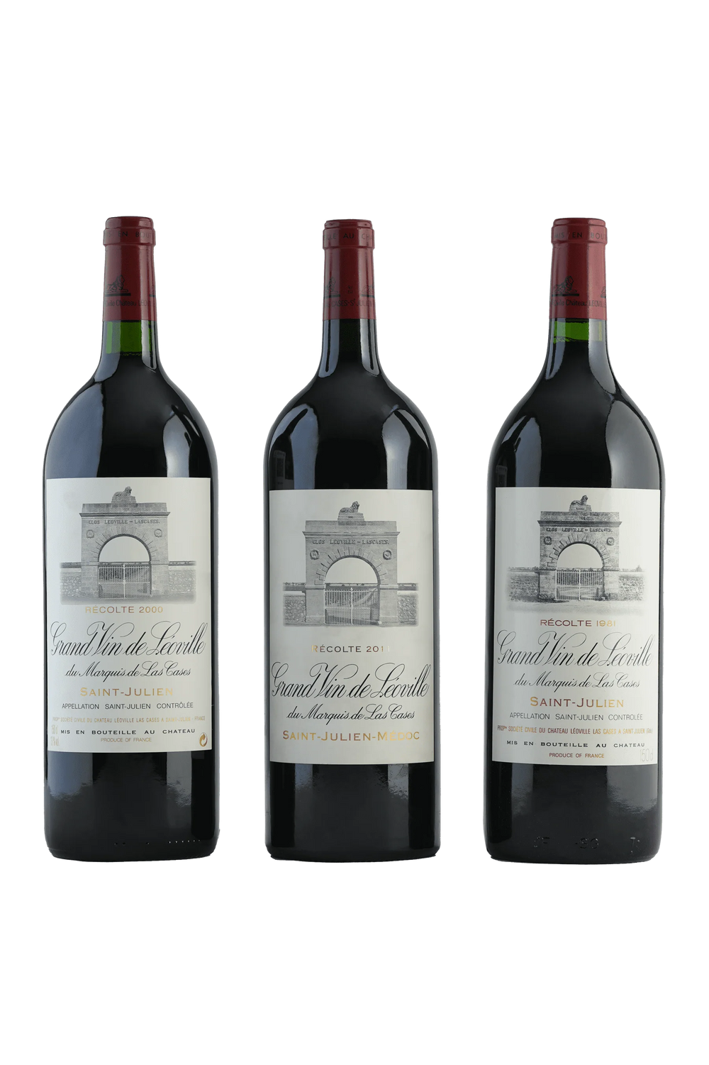 Château Léoville las Cases 1981,2001, 2011 Magnum 1500 ml