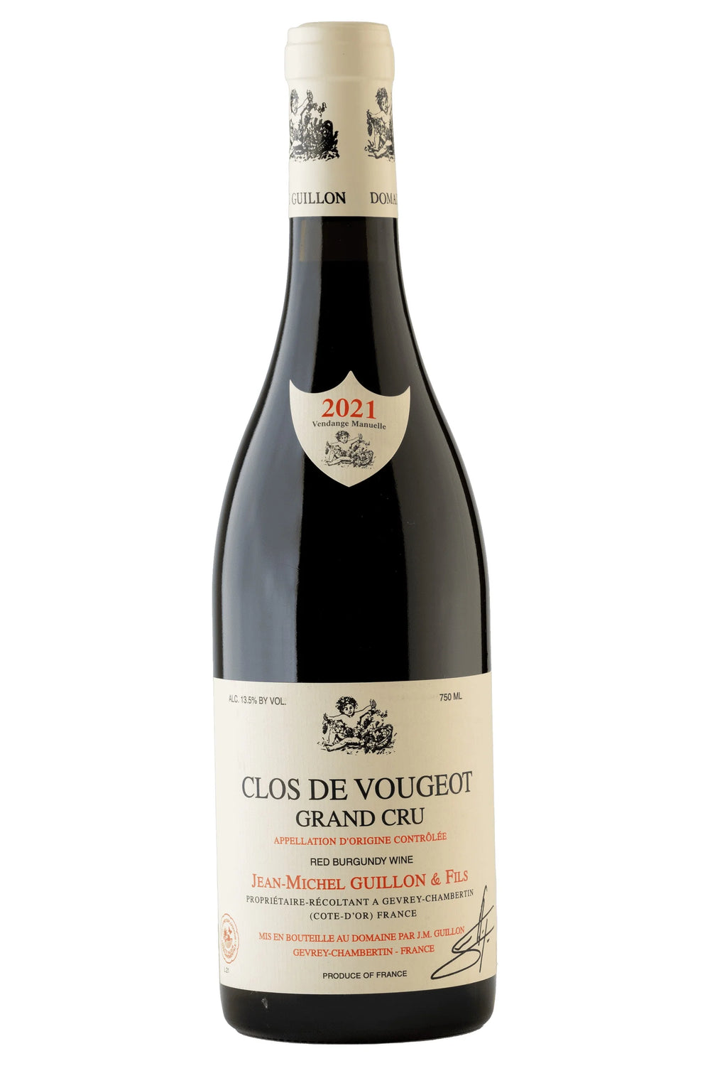 Vino Tinto Jean Michel Guillon Clos de Vougeot Grand Cru 750 ml