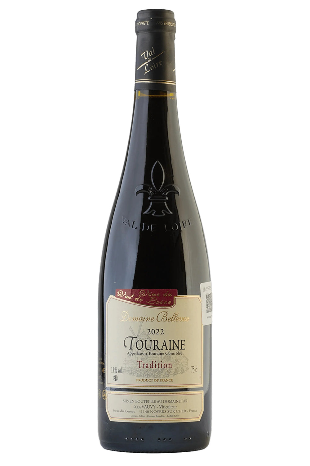 Vino Tinto Domaine de Bellevue Touraine Tradition 750 ml