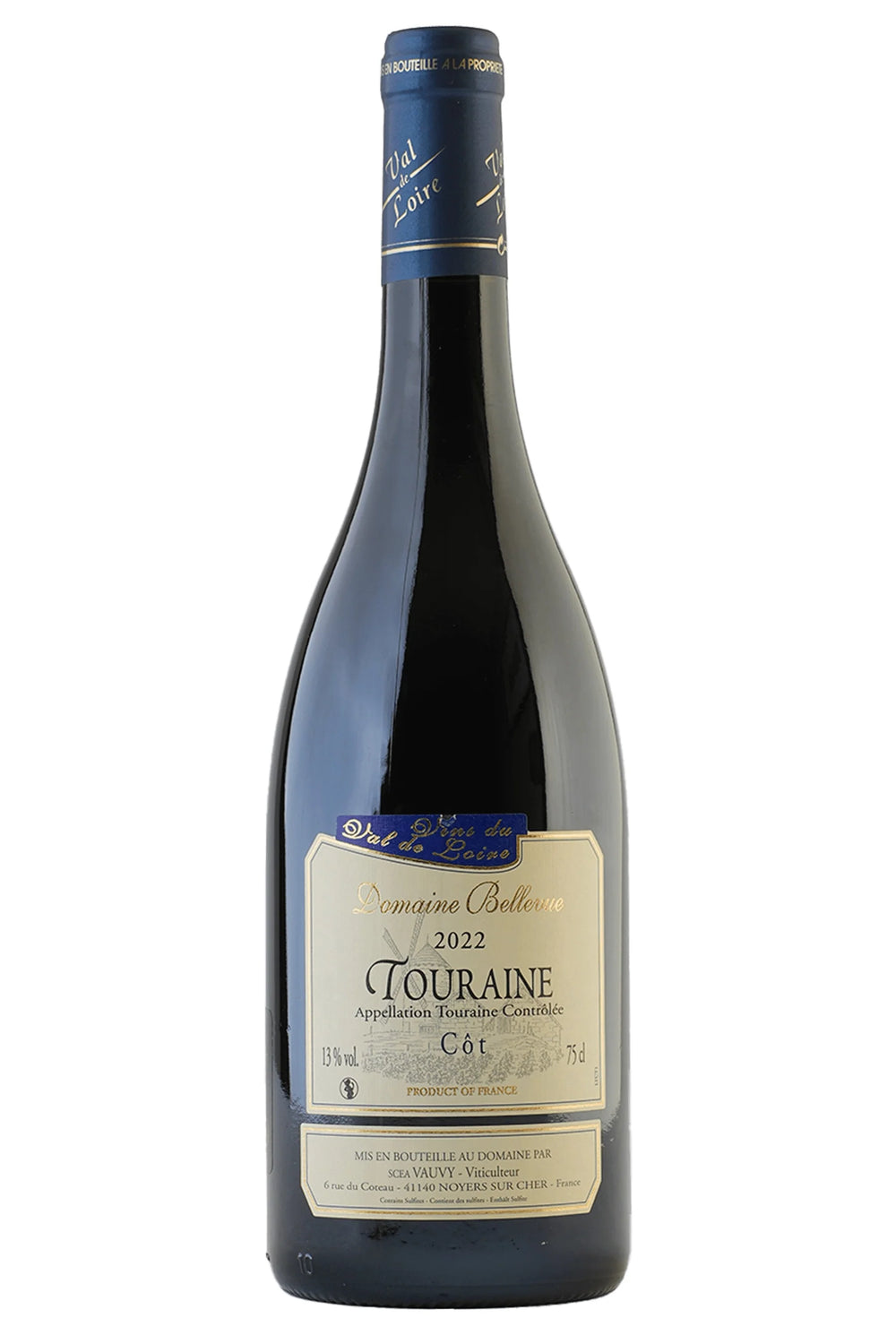 Vino Tinto Domaine de Bellevue Touraine Côt 750 ml