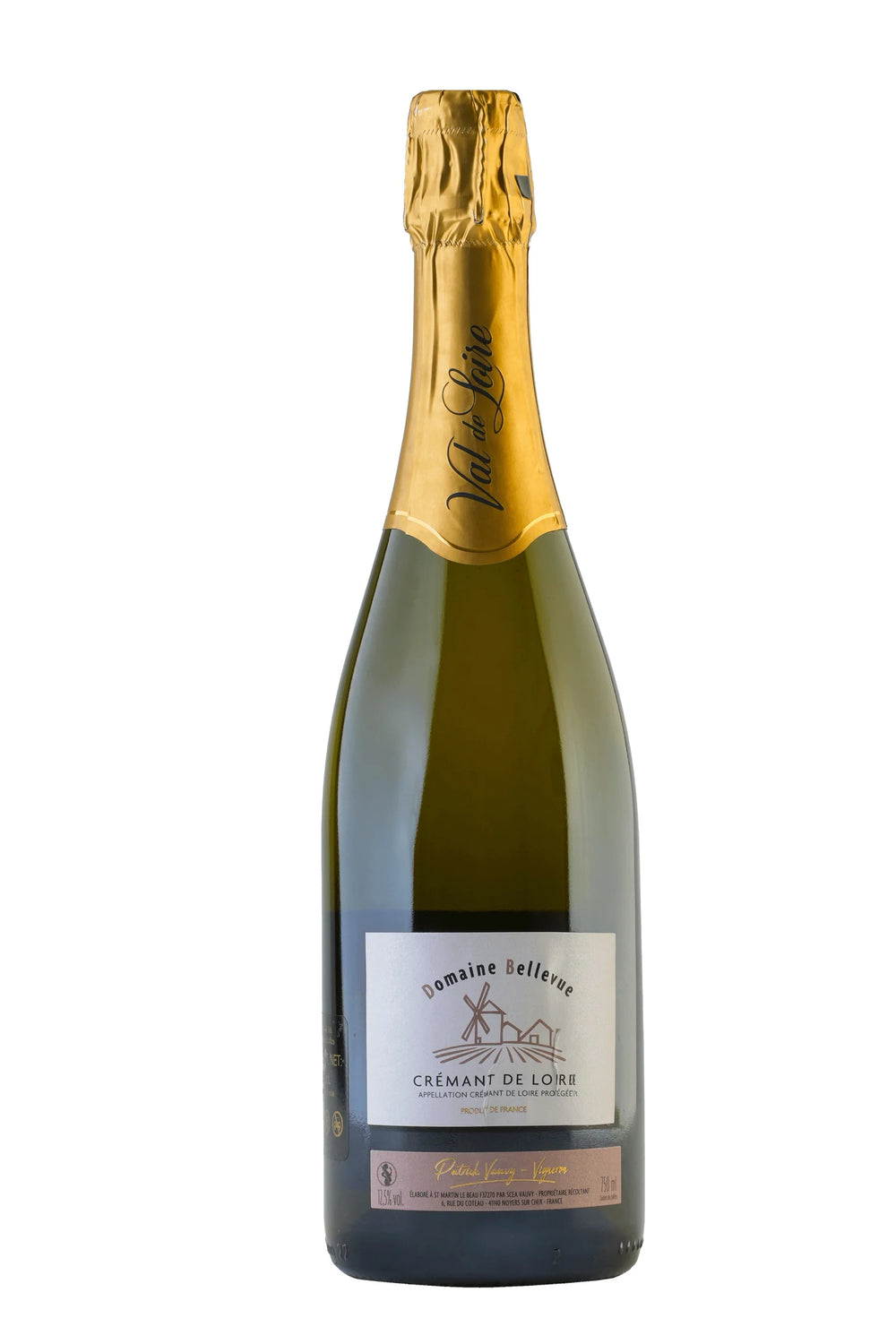 Vino Espumoso Domaine de Bellevue Crémant de Loire Blanc Brut 750 ml