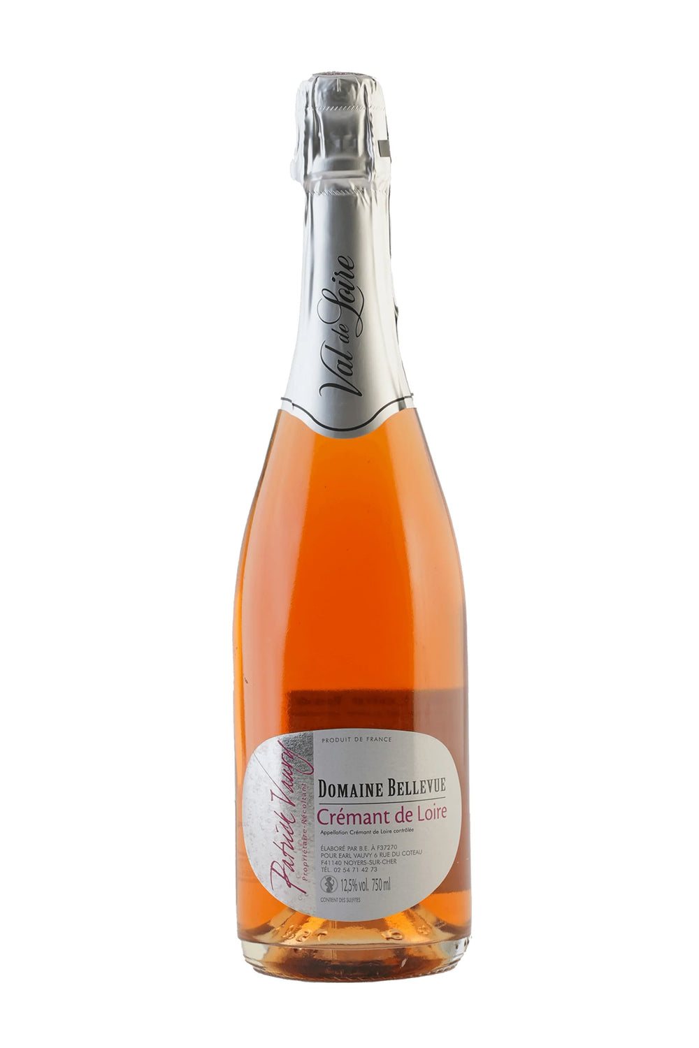 Vino Espumoso Domaine de Bellevue Crémant de Loire Rosé Brut 750 ml