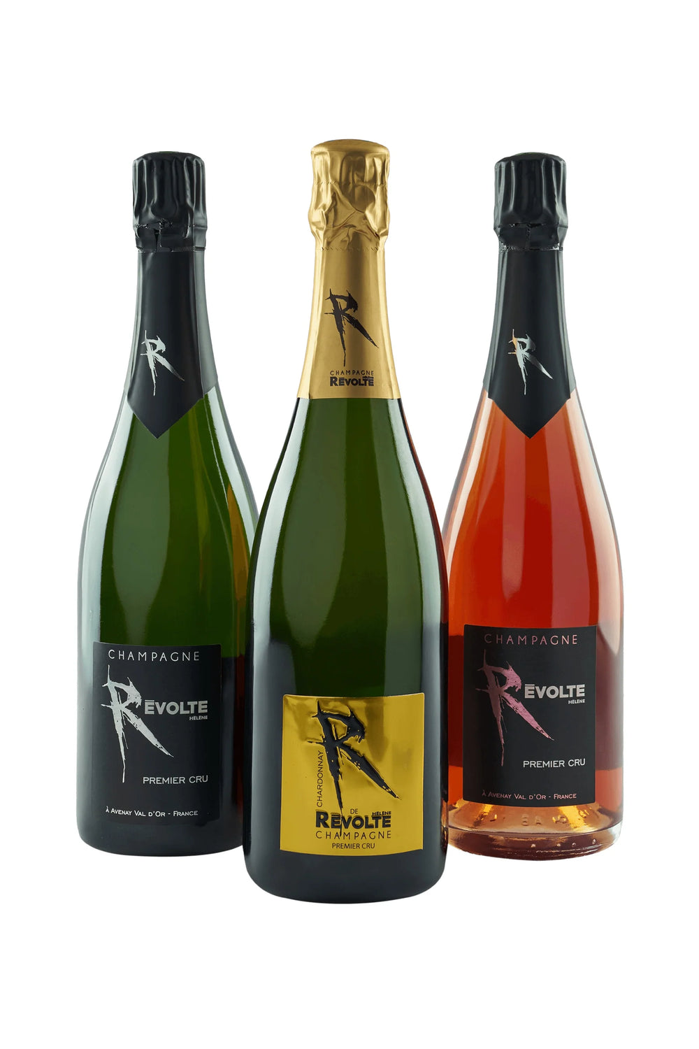 Coffret Champagne 3 Cuvées Hélène Révolte (Gaston Révolte)