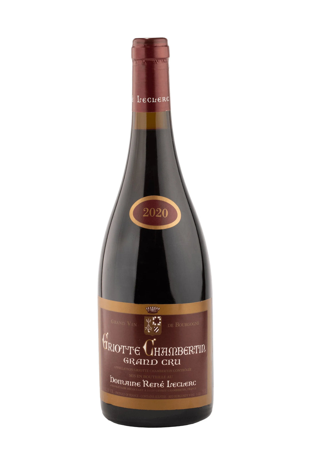 Vino Tinto Domaine René Leclerc Griotte Chambertin Grand Cru 750 ml