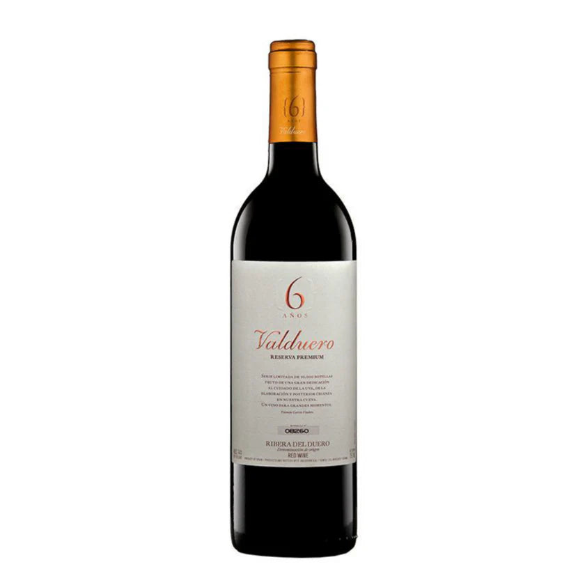 Vino Tinto Valduero 6 Años Tempranillo 750 ml