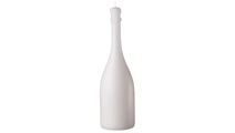 Vela botella vino blanco