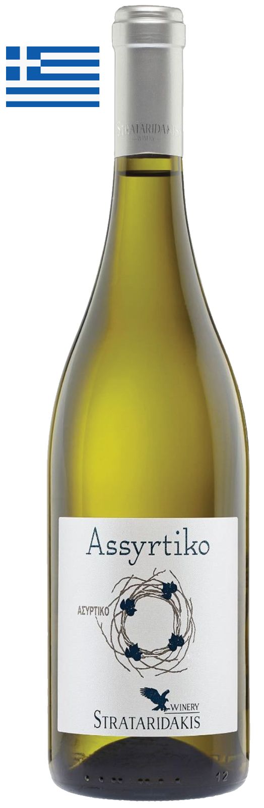 Vino Blanco Assyrtiko Strataridakis 750 ml