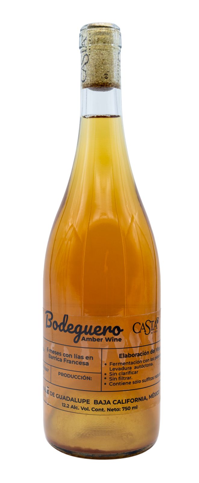 Vino Naranja Casta de Vinos Bodeguero 750 ml