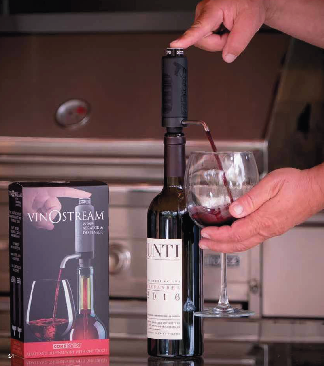Aireador de vinos Vinostream