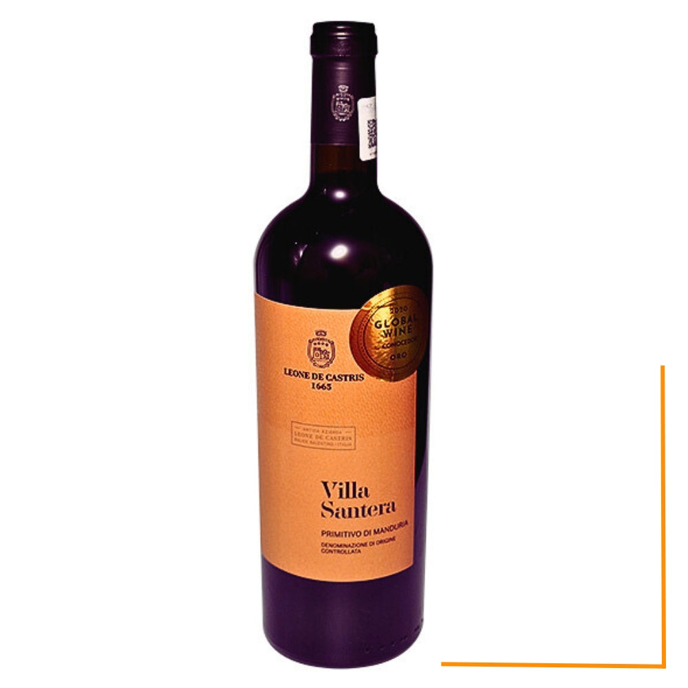 Vino Tinto Leone De Castris Villa Santera Primitivo Di Manduria 375 ml