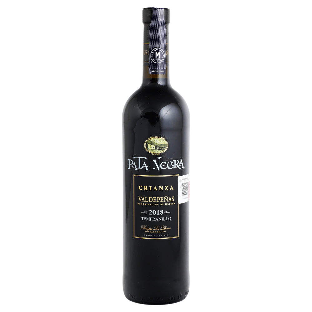 Vino Tinto Pata Negra Valdepeñas Crianza 750 ml