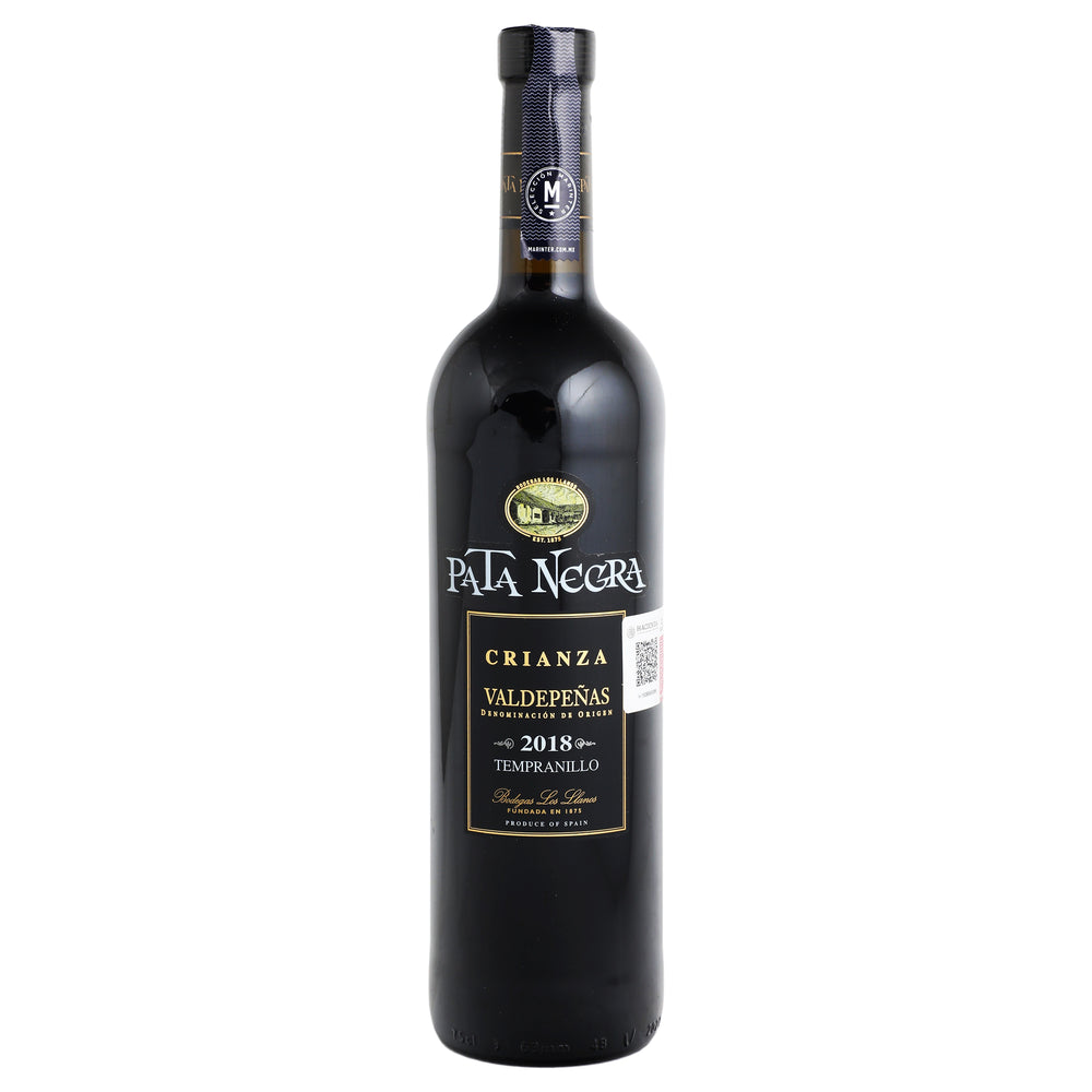 Vino Tinto Pata Negra Valdepeñas Temp/Cab 750 ml