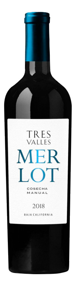 Vino Tinto Tres Valles Merlot 750 ml